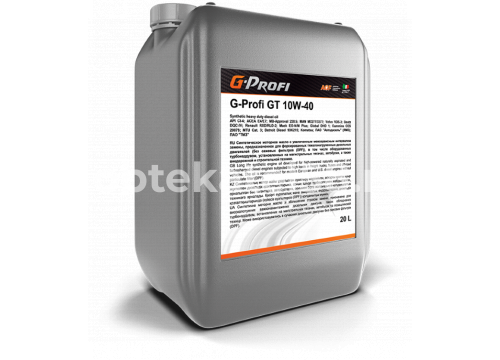 Масло дизельное G-Profi GT 10W40 (20л) (синтетическое) API CI-4 G-Energy 2389900383