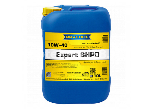 Масло дизельное RAVENOL Expert SHPD 10W40 CI-4/SL п/синт. 10Л 1122105-010-01-999